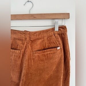 Brixton Woman's Corduroy Pants - Brown